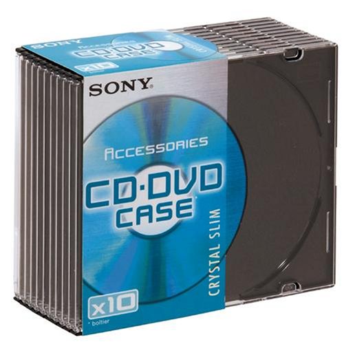 Festplatten: Sony 10CDSL Slim CD-H�llen 10er-Pack