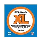 D'Addario EXL110 Nickel Regular Light Electric Guitar Strings, 3-Pack