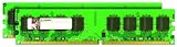 Kingston ValueRAM memory - 2 GB ( 2 x 1 GB ) - DIMM 240-pin - DDR II ( KVR533D2E4K2/2G )