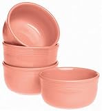 Fiesta Persimmon 849 Gusto Bowls, Set of 4