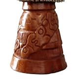 Carved Djembe, Africa with Words Style