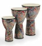 Festival Djembe, Small, Rainbow Finish