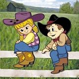 Pattern for Cowpoke Kids Fence Sitters