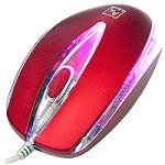 Elektronik und Foto: A-Four Tech SWOP-3 Maus optisch PS/2+USB 3 Tasten 800dpi + Tastenrad rot