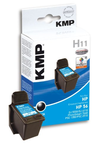 Kompaktanlagen: KMP H11 Tintenpatrone schwarz ersetzt HP C6656AE