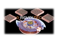Speicherkarten: Revoltec VGA K�hler f. Radeon im Bundle mit LED L�fter