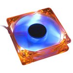 Speicherkarten: Revoltec UV LED Geh�usel�fter blau-orange