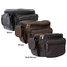 Leather Cell Phone Fanny Pack by Amerileather
