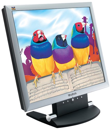 Verstaerker Und Receiver: Viewsonic VA721 17 Zoll TFT-Monitor silber/schwarz
