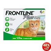 Merial Frontline Plus Flea and Tick Control for Cats and Kittens, 6 Doses