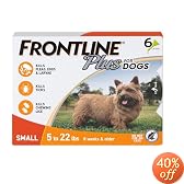 Frontline Plus Dog 0-22 Pounds, 6 Month