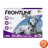 Frontline Plus Dog 45-88 Pounds, 6 Month