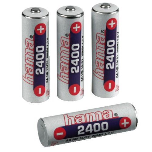 Heimkinosysteme: Hama NiMH-Akku "Mignon AA" (2400mAh) 4er Pack