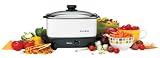West Bend 84755 5-Quart Oblong Slow Cooker, White