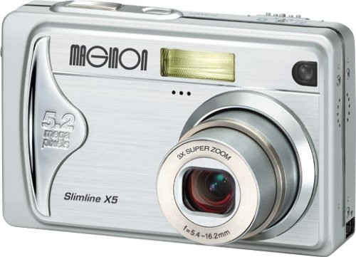 MP3 Player: Maginon Slimline X4 Digitalkamera (4 Megapixel)