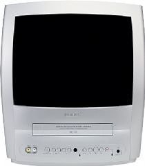 Projektoren: Philips 14 PV 135 14-Zoll/ 37 cm 4:3 Format TV-Video-Kombination silber