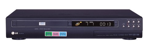 Lautsprecher: LG RH-4820 B DVD- und Festplattenrekorder 80GB schwarz