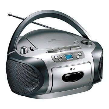 Lautsprecher: LG LP-C 140 CD-Radiorekorder silber/ schwarz