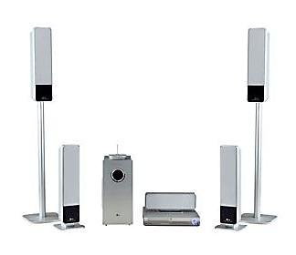 Lautsprecher: LG ST-W5100 Standf�sse f�r LG Heimkinosystem LH-SW5100 silber