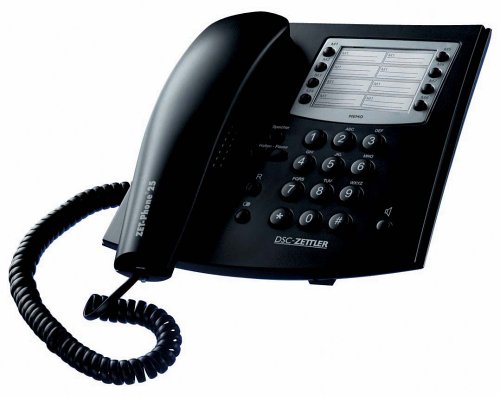 Digitalkameras: DSC-Zettler ZET-Phone 25 schwarz schnurgebundenes Telefon