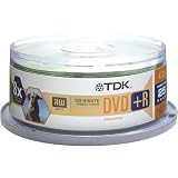 TDK 25 pack of DVD+R Cakebox