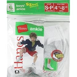 Hanes Boys Quarter Socks 6-pk. by Hanes
