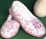 Dearfoams Embroidered Ballerina Slippers