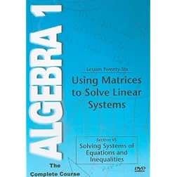Using Matrices to Solve Linear