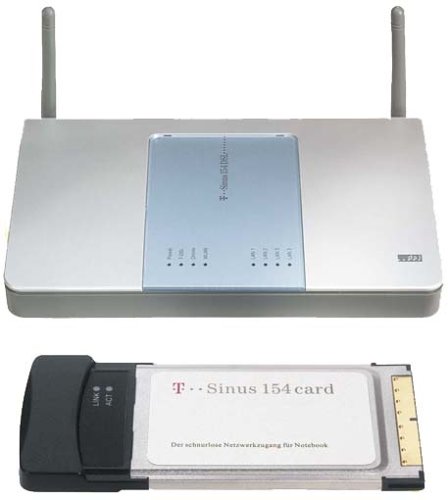 TV Geraete: Telekom T-Sinus 154 DSL cardpack T-DSL und Wireless LAN