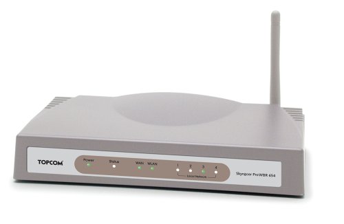TV Ger&auml;te: Topcom Wireless Laptop Set "Super G" bestehend aus Wireless-Router und Wireless-PCMCIA Karte 108 Mbit