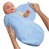Swaddleme® Adjustable Infant Wrap Microfleece Small, Blue