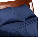 Martex 300-Thread-Count Standard Pillowcases, Navy
