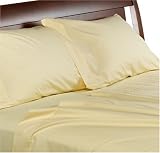 Martex 300-Thread-Count Full Flat Sheet, Goldenrod