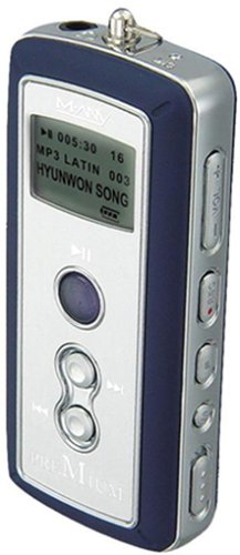 NoteBook: NTP Premium 256 Tragbarer MP3-Player 256MB silber / schwarz