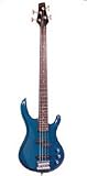 Arbor Electric Bass Guitar, AB400 Transparent Blue