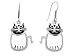 open cat oxidized dangle 