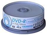 Radius Technology DVD+R Printable 4.7 GB / 120 Min 4x ( 25 pack Cake box )