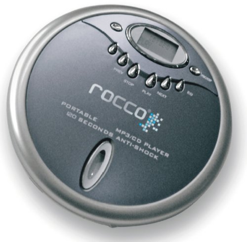 Speicherkarten: Rocco relaxx Tragbarer MP3-CD-Player anthrazit
