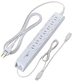 ELECOM USB電圧感知式PC連動タップ(2P7口)ケーブル長2.0m T-Y12USB