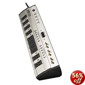 Tripp Lite HTPOWERBAR10 Home Theater Surge Protector/Suppressor 10 outlets 3coax 5700 Joules RJ11