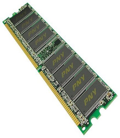 Projektoren: PNY DIMM DDR PC333 (PC2700) 256MB CL2,5 Arbeitsspeicher