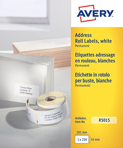 Elektronik und Foto: Avery Zweckform, R5015, Adress-Etiketten, permanent haftend, 101 x 54 mm,