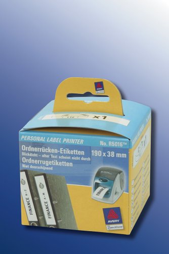Elektronik und Foto: Avery Zweckform, R5016, Ordner-Etiketten schmal, permanent haftend, nicht durchscheinend, 190 x 38, 1 mm,