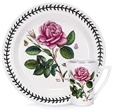 Portmeirion Botanic Garden Royal Rose Mandarin Mugs, Set of 6