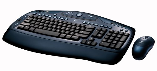 Lautsprecher: Logitech Cordless Desktop LX 500 (schnurloses Tastatur-Maus-Set)