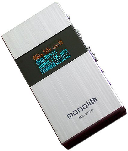 MP3 Player: Monolith 2 Tragbarer MP3-Player 128 MB silber