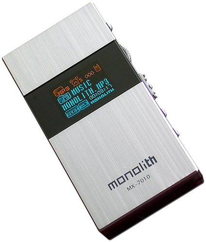 MP3 Player: Monolith MX 7010 Tragbarer MP3-Player 512 MB silber