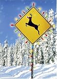Reindeer Crossing (Holiday Greeting Cards)