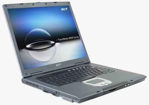 Elektronik Und Foto: Acer TravelMate 8006LMI Notebook (15 Zoll TFT, Intel Pentium M 2,0 GHz, 512 MB RAM, 80GB HDD, DVD +/- R/RW Laufwerk, ATI Mobility Radeon 9700 128 MB)
