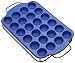Roshco Silicone Twenty-four Cup Muffin Pan with Sled, Blue
